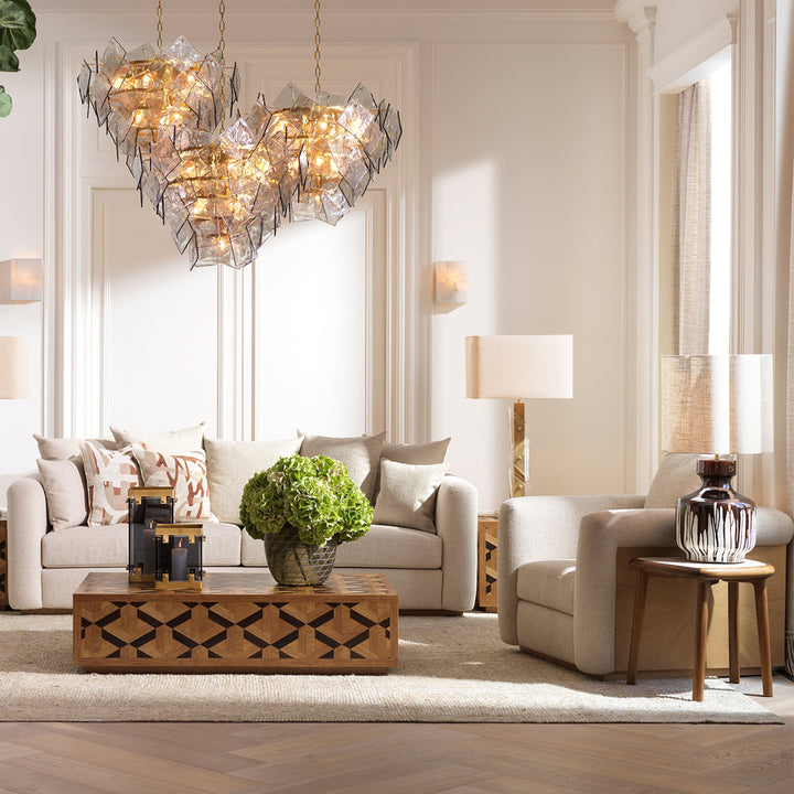 Cushion Saphira Square I Natural Orange Accessories Eichholtz