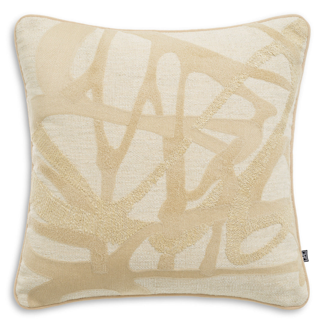 Cushion Saphira Square I Natural Accessories Eichholtz