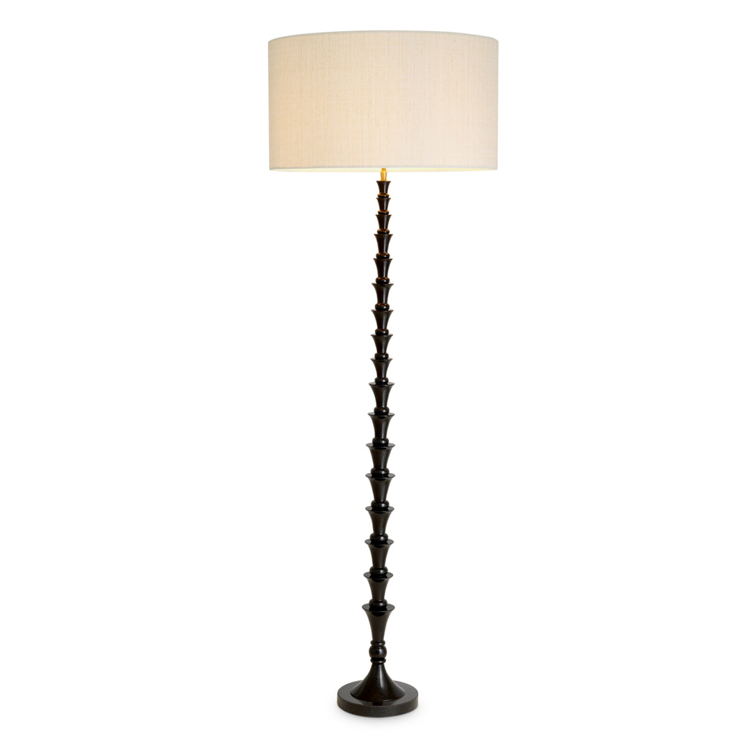 Floor Lamp Arabella Piano Black Finish Lighting Eichholtz