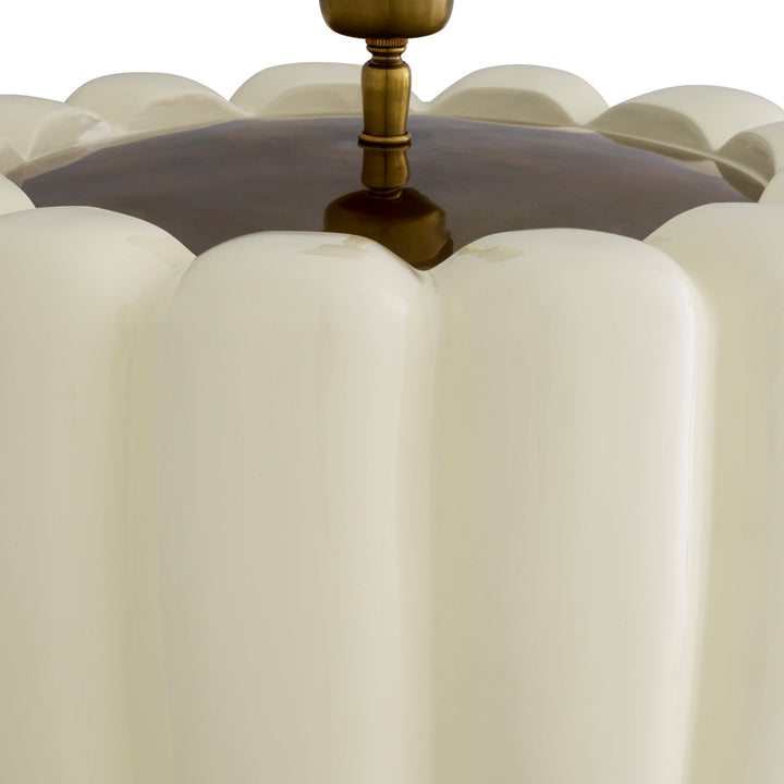 Table Lamp Barocco Off-White Finish Lighting Eichholtz