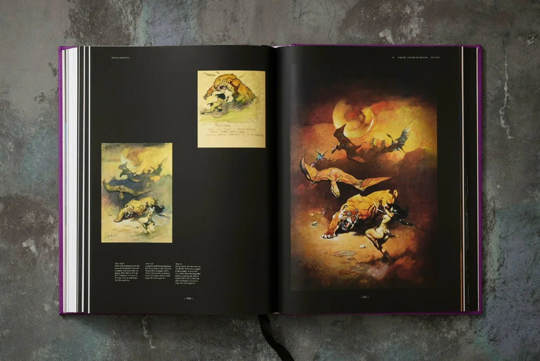 The Fantastic Worlds of Frank Frazetta Print Books Taschen   