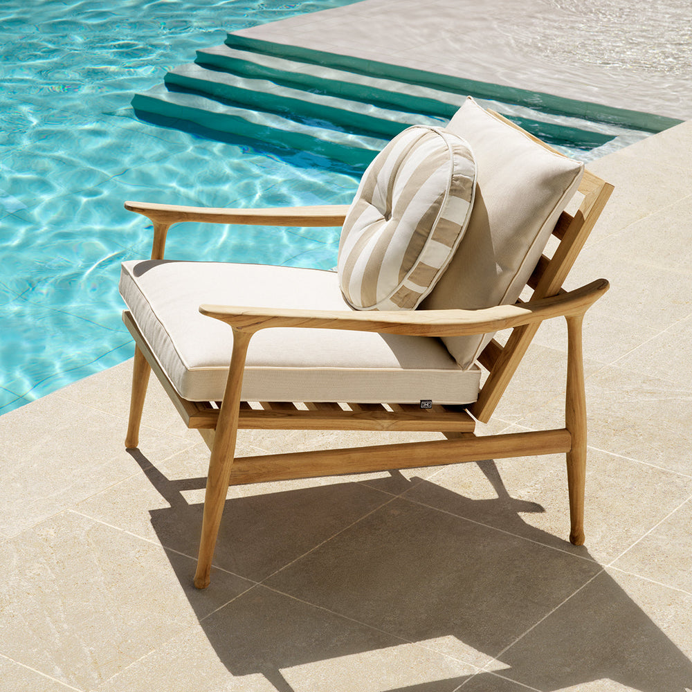 Outdoor Cushion Florent Round Florent Beige Outdoor Eichholtz