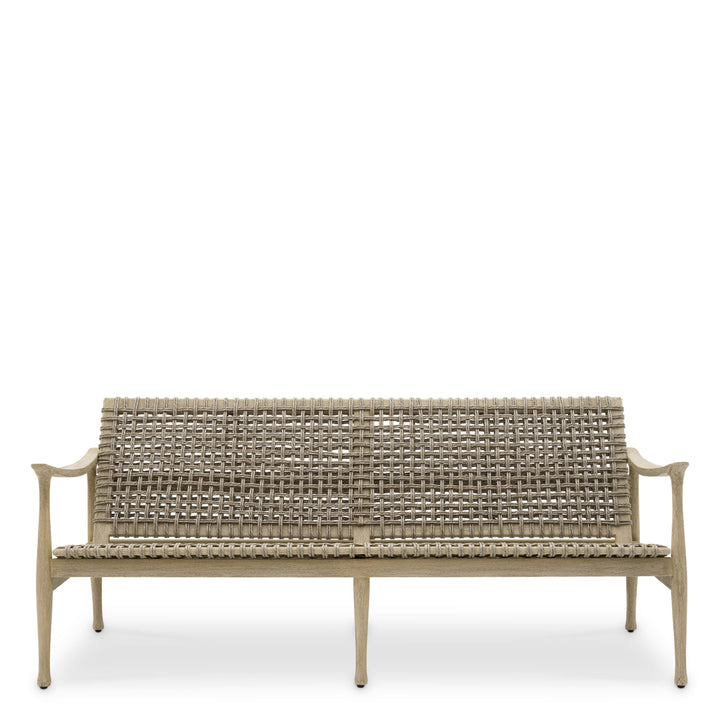 Outdoor Sofa Manzo Aged Teak Outdoor Eichholtz