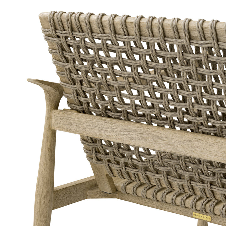 Outdoor Sofa Manzo Aged Teak Outdoor Eichholtz
