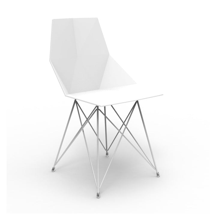 Faz Chair Stainless Steel Legs (Set of 4) Outdoor Vondom White Chair Only