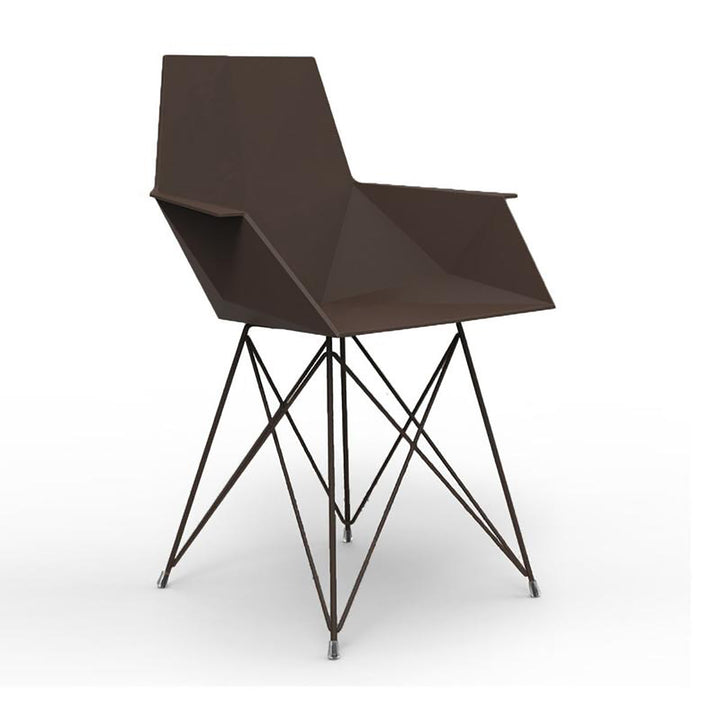 Faz Armchair Stainless Steel Legs (Set of 4) Outdoor Vondom Bronze Armchair Only