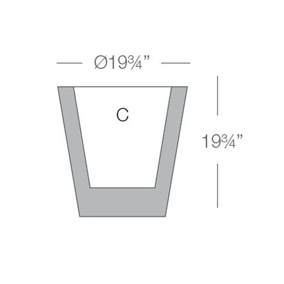 Cono Planter Outdoor Vondom   