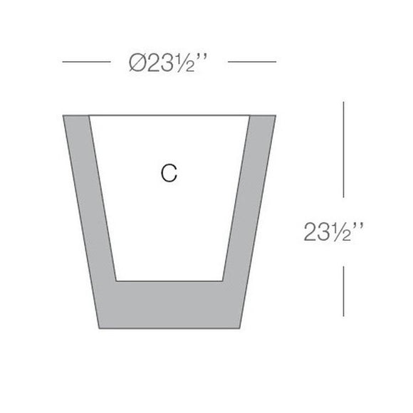 Cono Planter Outdoor Vondom   