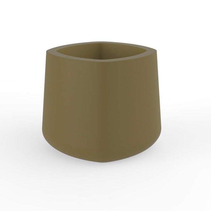 Vasija Cuadrada Pot Outdoor Vondom Khaki