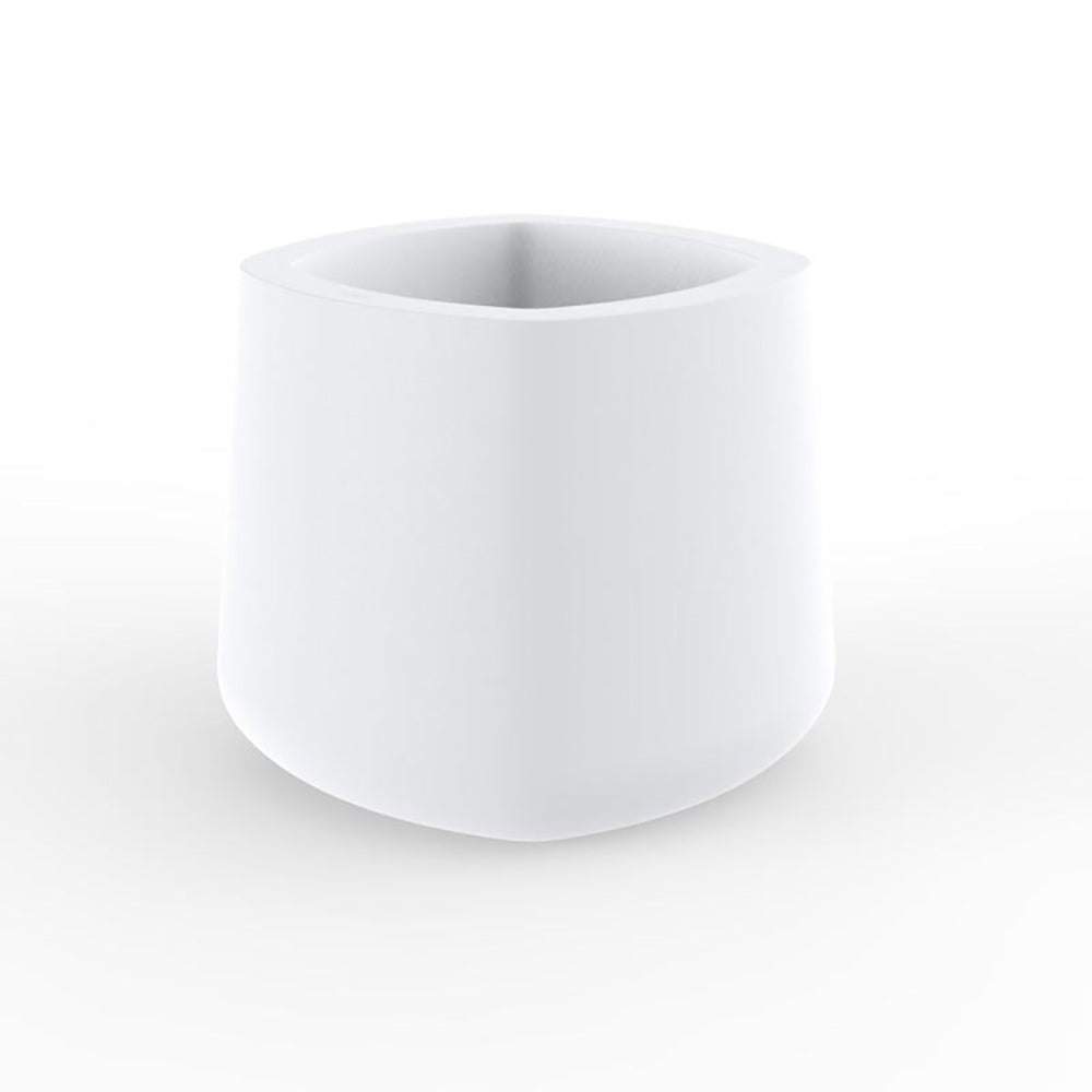 Vasija Cuadrada Pot Outdoor Vondom White
