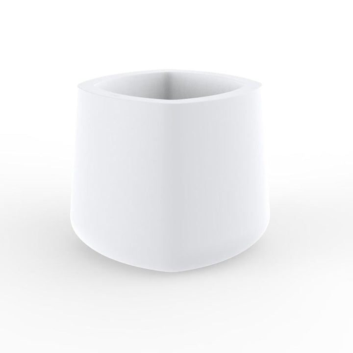Vasija Cuadrada Pot Outdoor Vondom White