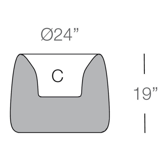 Organic Redonda Planter Outdoor Vondom   