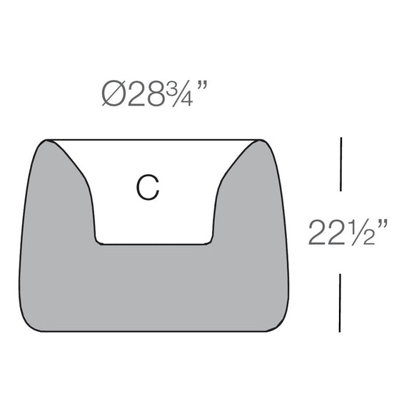 Organic Redonda Planter Outdoor Vondom   