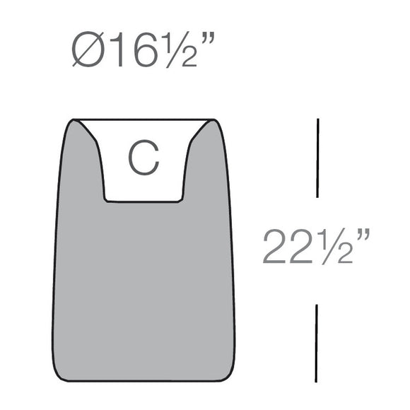 Organic Redonda Alta Planter Outdoor Vondom   