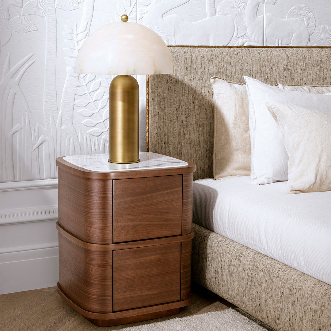 Nightstand Cabana S Walnut Veneer Furniture Eichholtz
