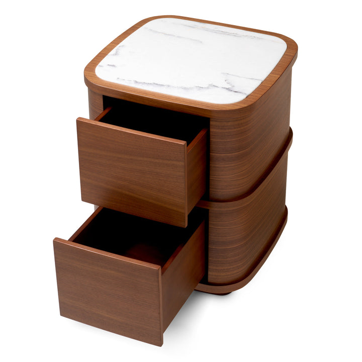 Nightstand Cabana S Walnut Veneer Furniture Eichholtz