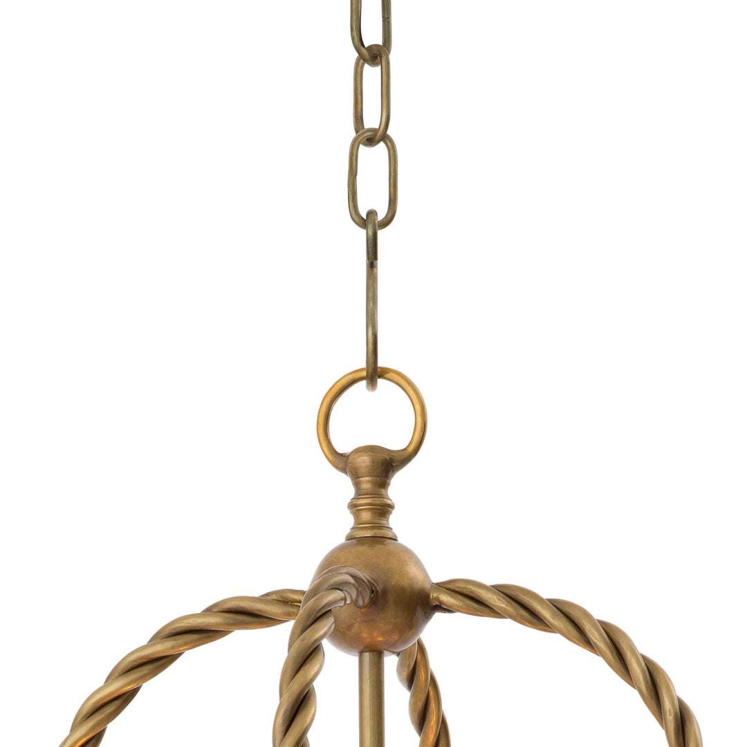 Pendant Preston vintage brass finish incl white shades New Collection - January 2026 Eichholtz
