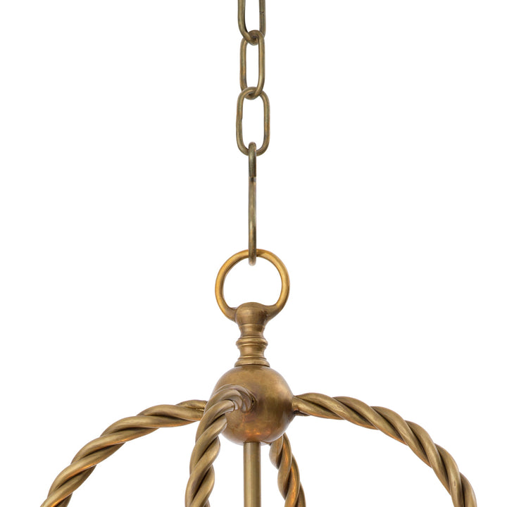Pendant Preston vintage brass finish incl white shades New Collection - January 2026 Eichholtz