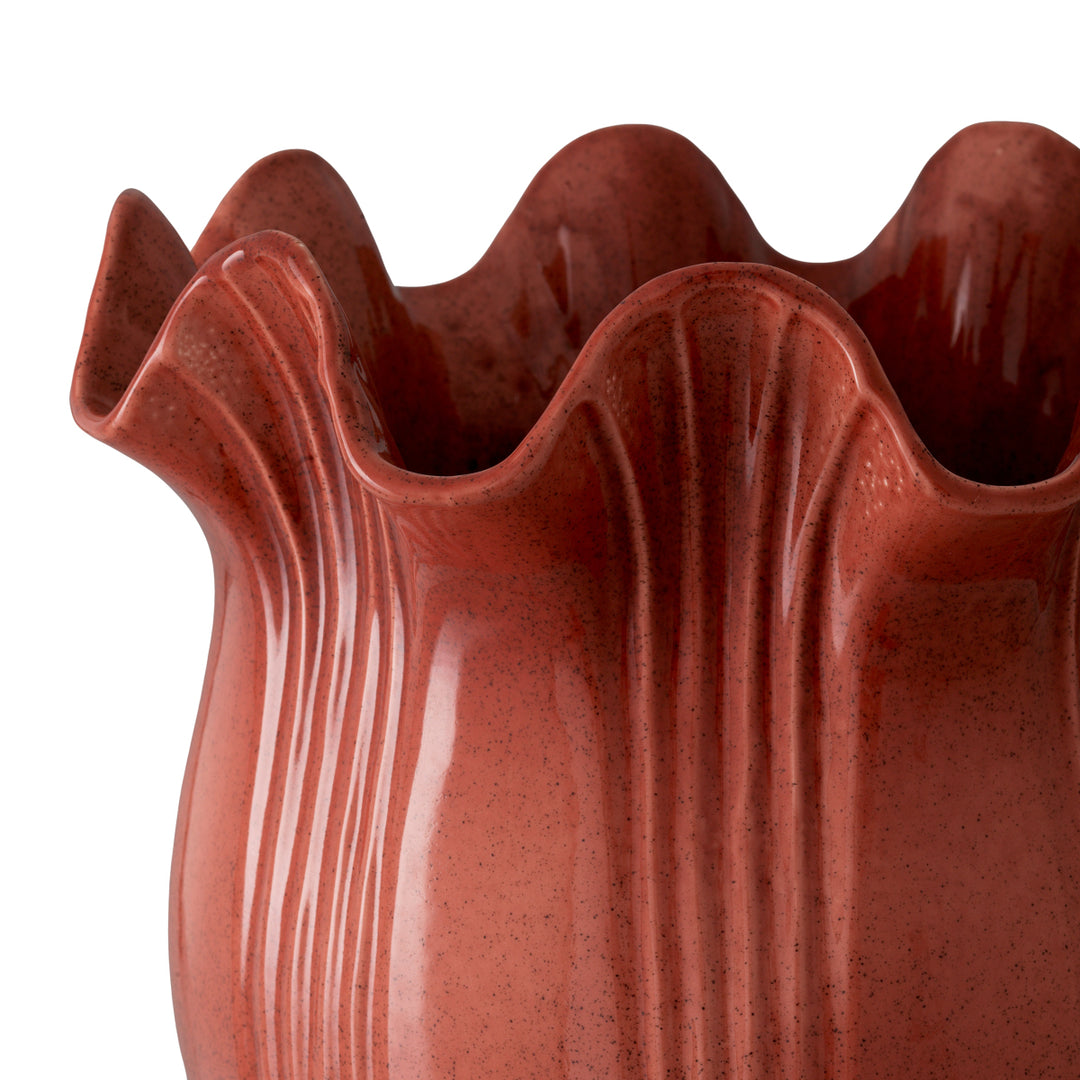 Vase Tulipa Red Ceramic New Collection - January 2026 Eichholtz