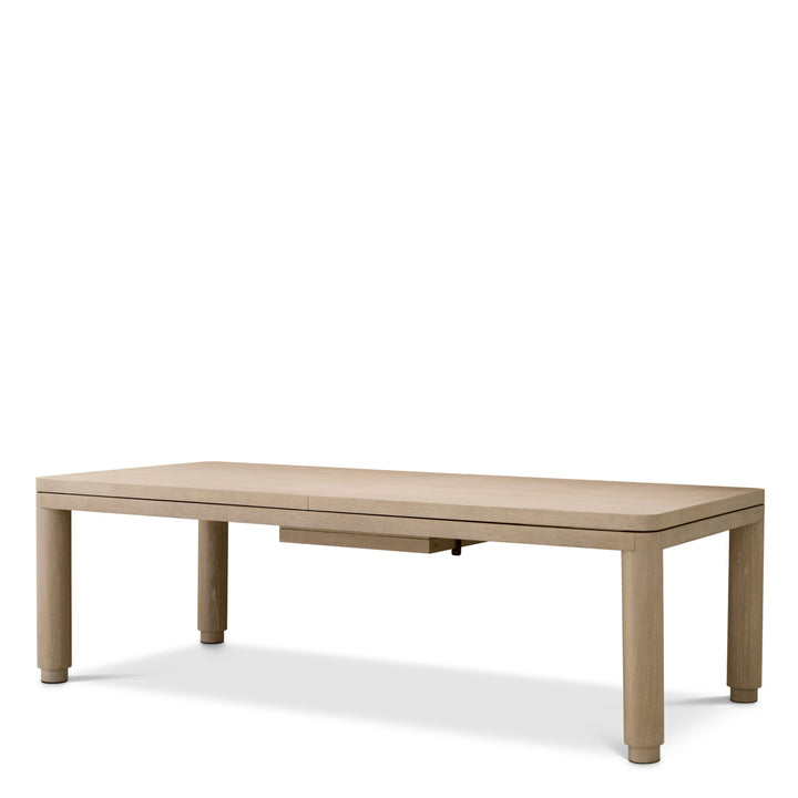 Extendable Dining Table Atelier S Washed Oak Veneer Furniture Eichholtz