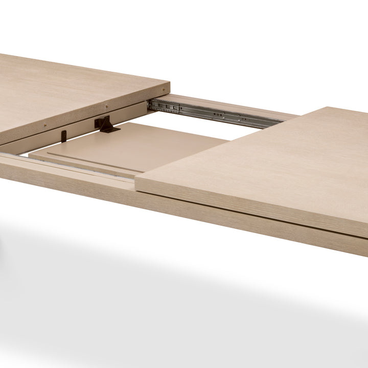 Extendable Dining Table Atelier S Washed Oak Veneer Dining Tables Eichholtz