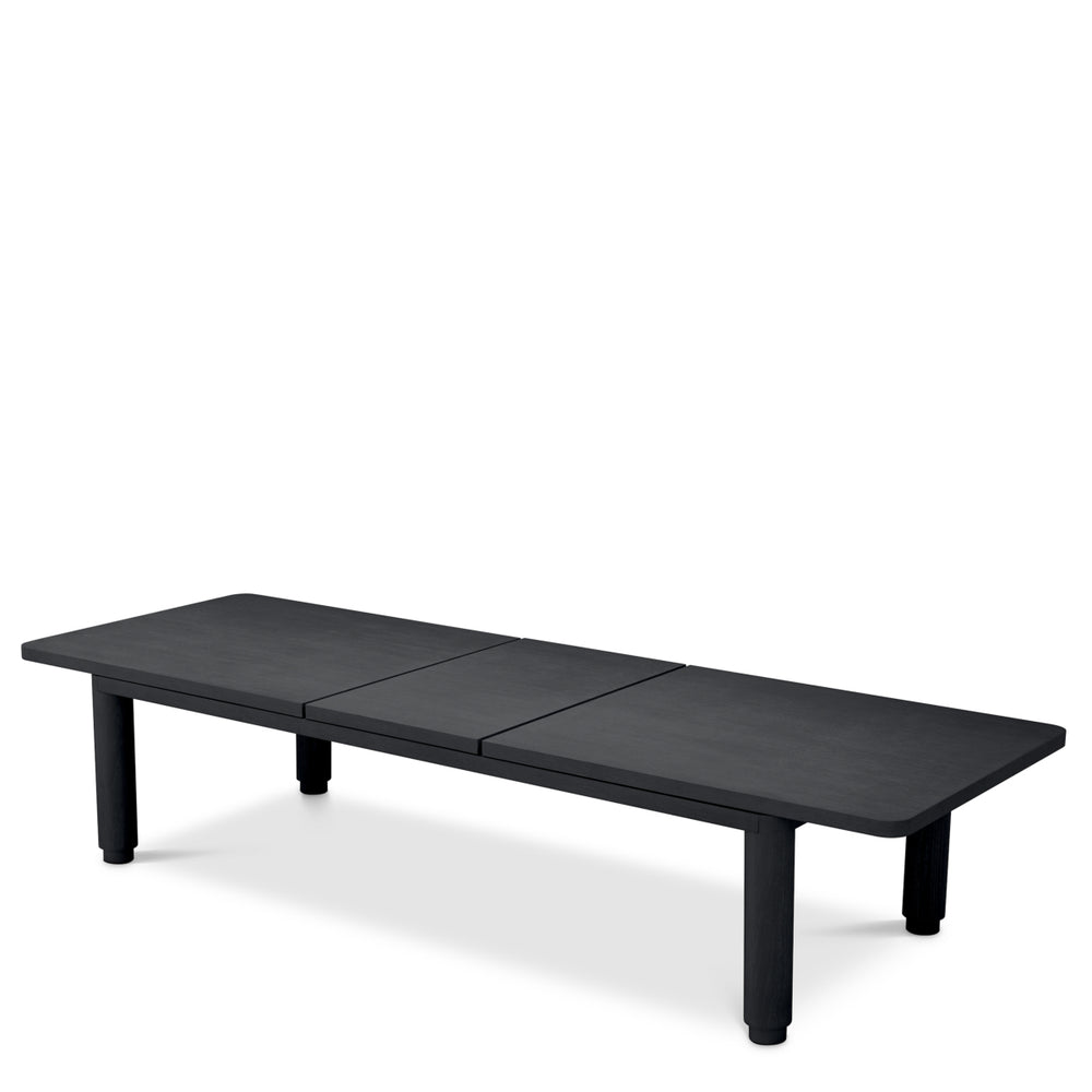 Extendable Dining Table Atelier L Charcoal Grey Oak Veneer Dining Tables Eichholtz