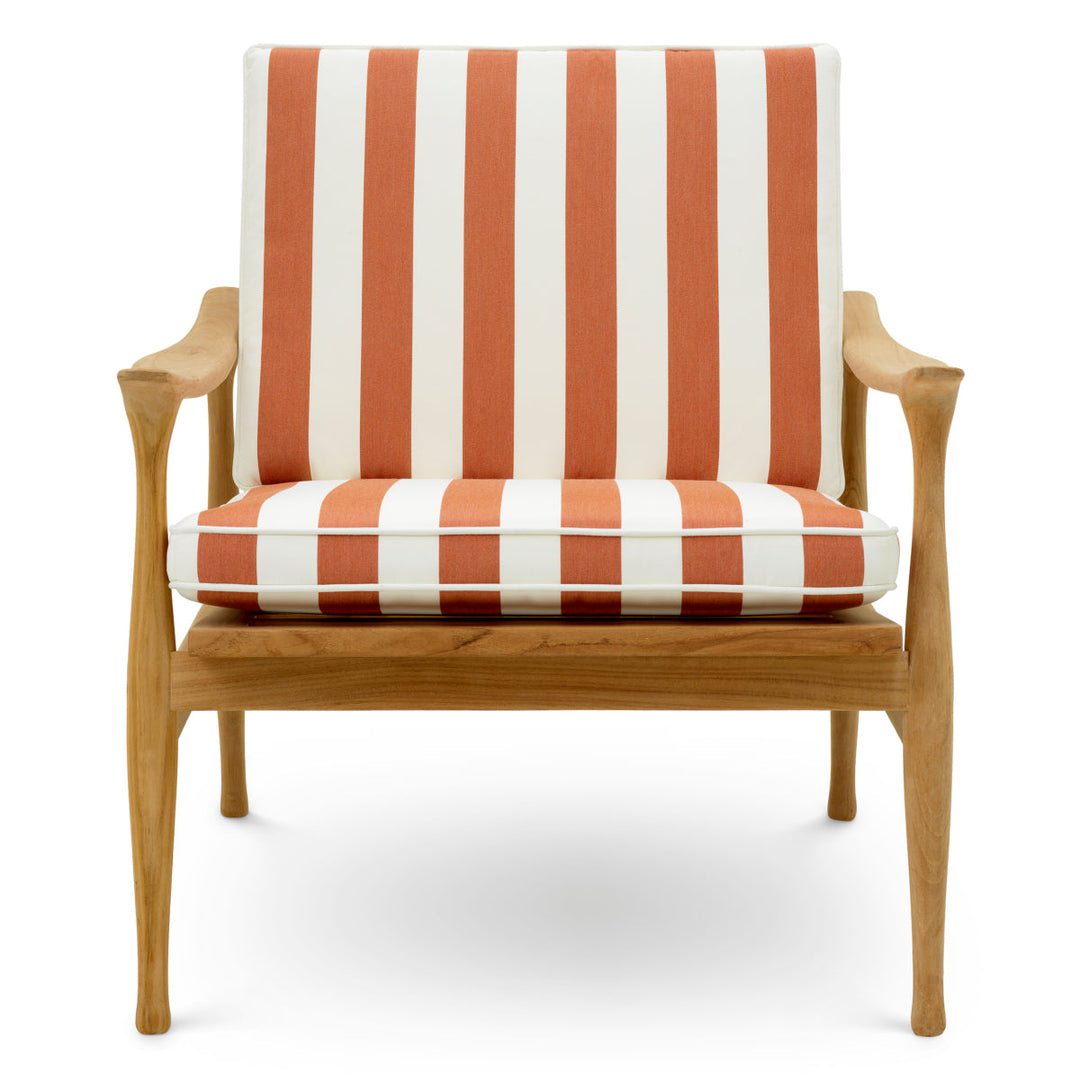 Outdoor Chair Manzo Natural Teak Florent Orange New Collection - January 2026 Eichholtz