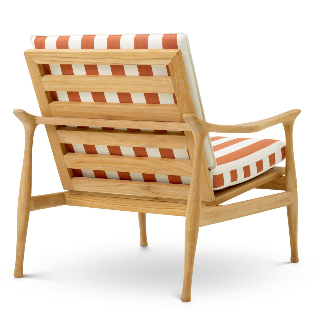 Outdoor Chair Manzo Natural Teak Florent Orange New Collection - January 2026 Eichholtz