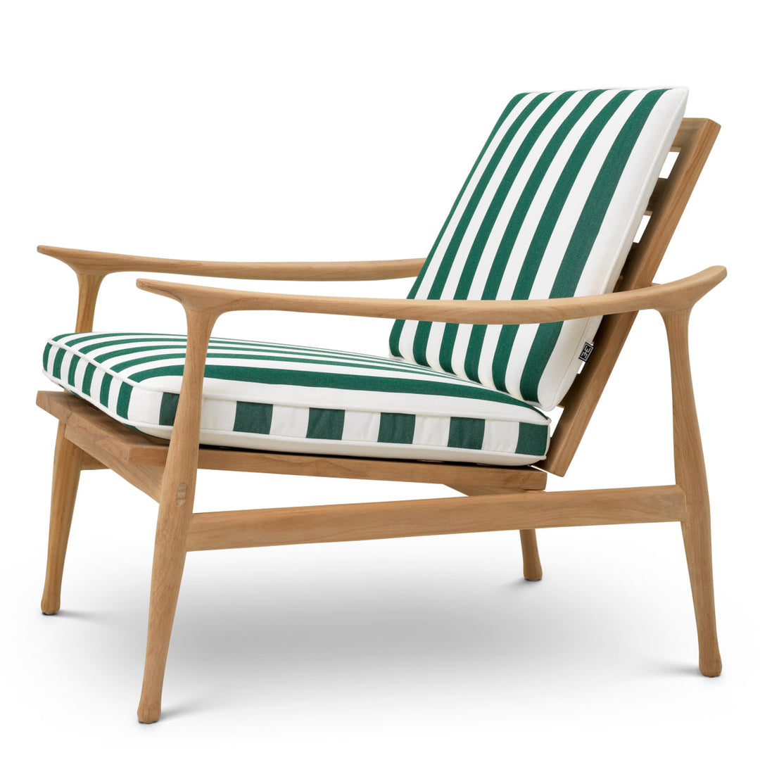 Outdoor Chair Manzo Natural Teak Florent Green New Collection - January 2026 Eichholtz