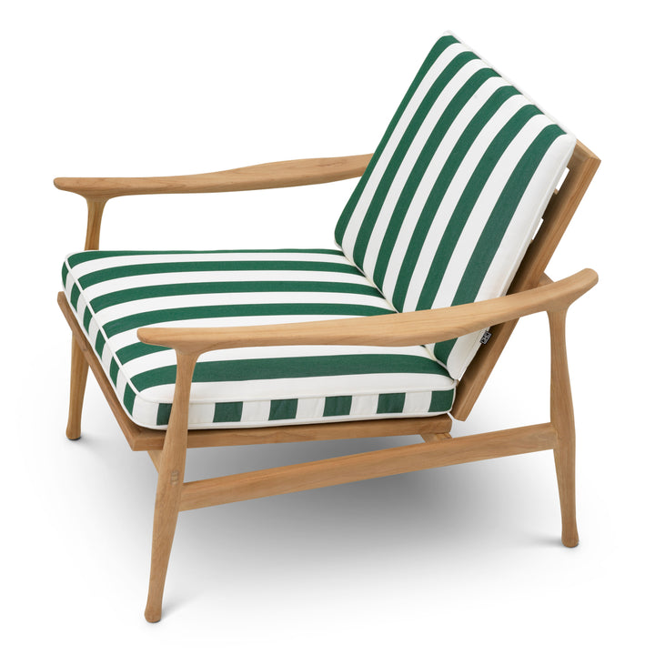 Outdoor Chair Manzo Natural Teak Florent Green - Image 6