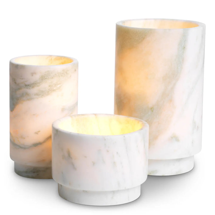 Tealight Holder Leonidas set of 3 Accessories Eichholtz