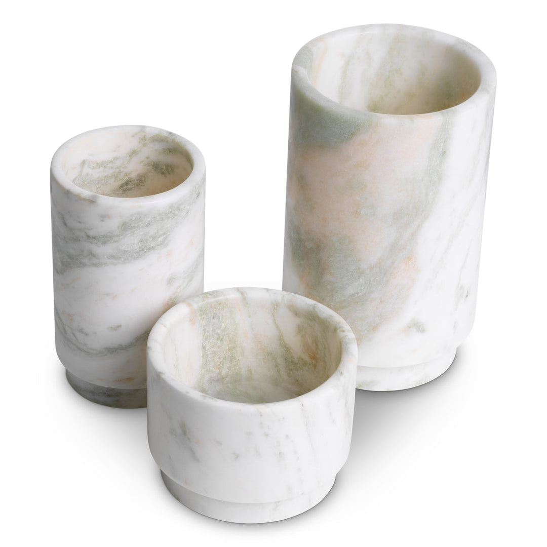 Tealight Holder Leonidas set of 3 Accessories Eichholtz