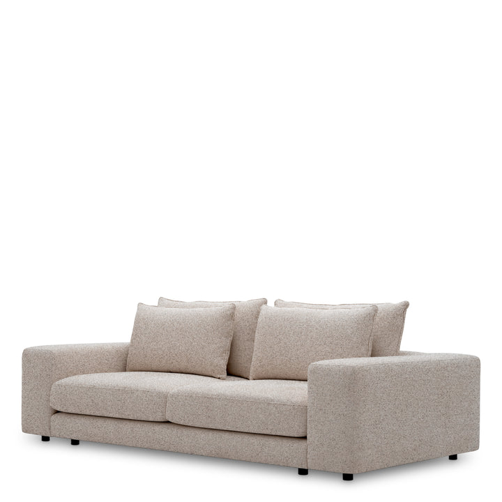 Sofa Lounge Club L Nuoro Greige Furniture Eichholtz