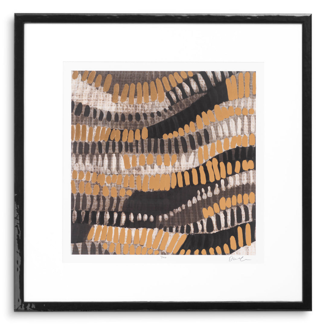 Print Metallic Undulation By June Erica Vess Set 2 Accessories Eichholtz