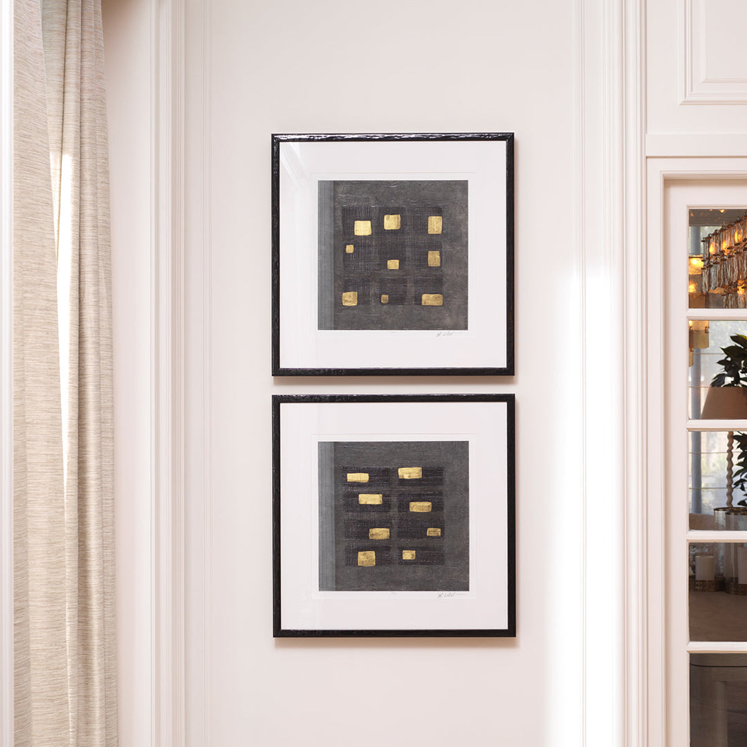 Print Black Squares By Michael Willett Set Of 2 Accessories Eichholtz