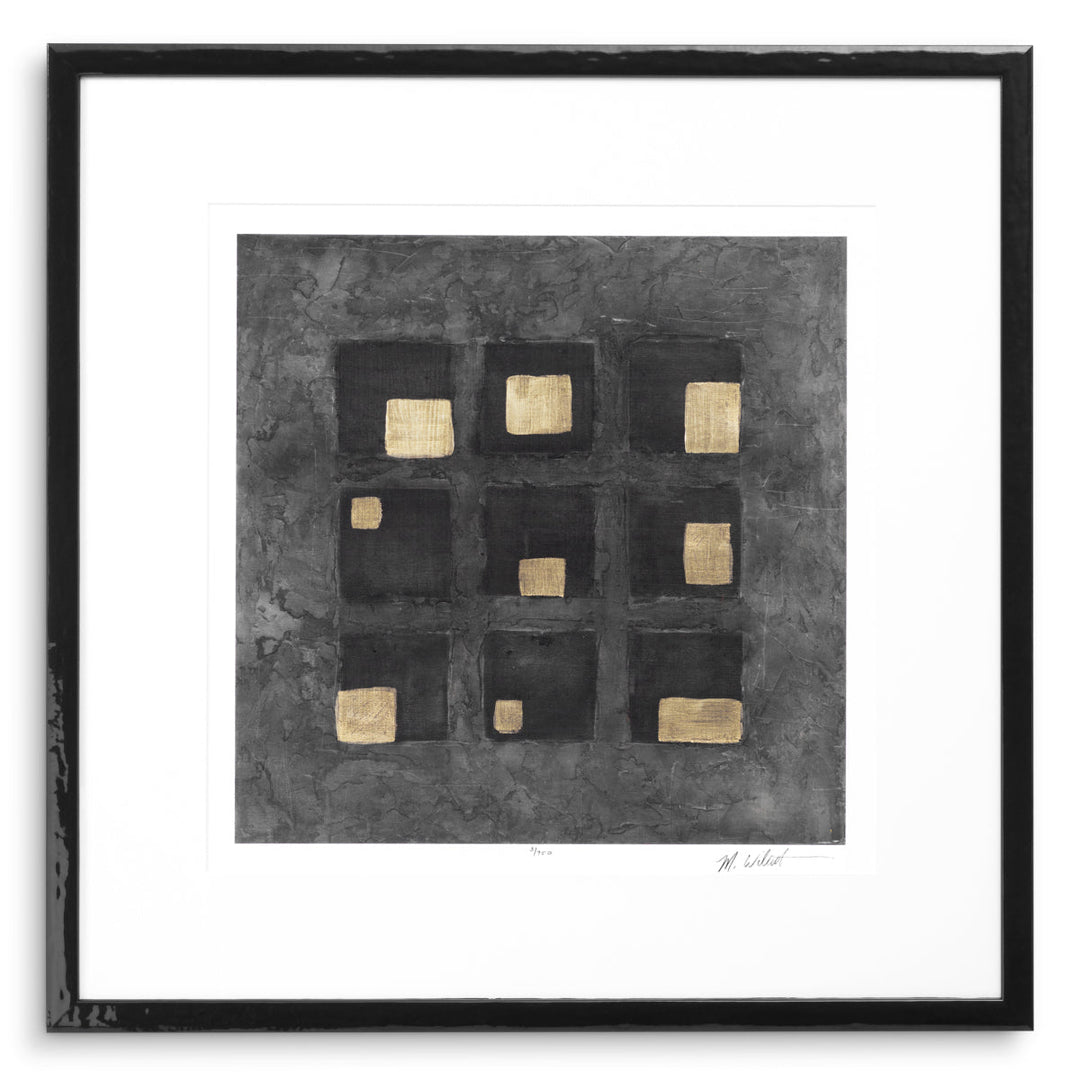 Print Black Squares By Michael Willett Set Of 2 Accessories Eichholtz