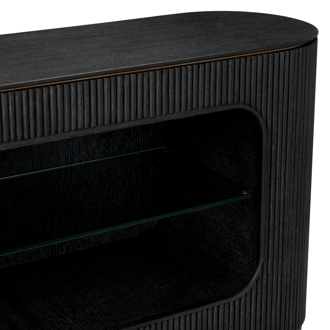 Dresser Bogota Charcoal Grey Oak Veneer New Collection - January 2026 Eichholtz