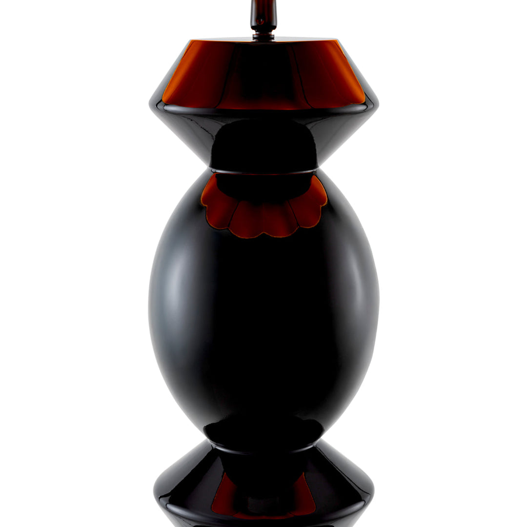 Table Lamp Dionne Piano Black Finish Turquoise Shade New Collection - January 2026 Eichholtz