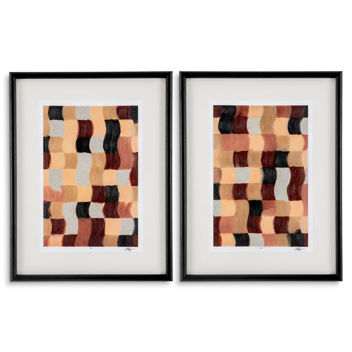 Prints Sun Baked Mosaïc By Grace Popp Set Of 2 New Collection - January 2026 Eichholtz