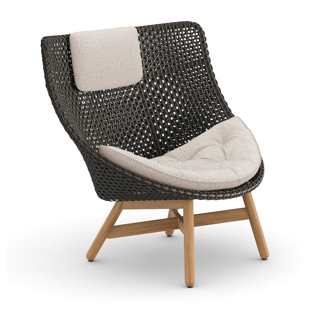 MBRACE Wing Chair Outdoor Chairs Dedon 126 Arabica 470 Natura White