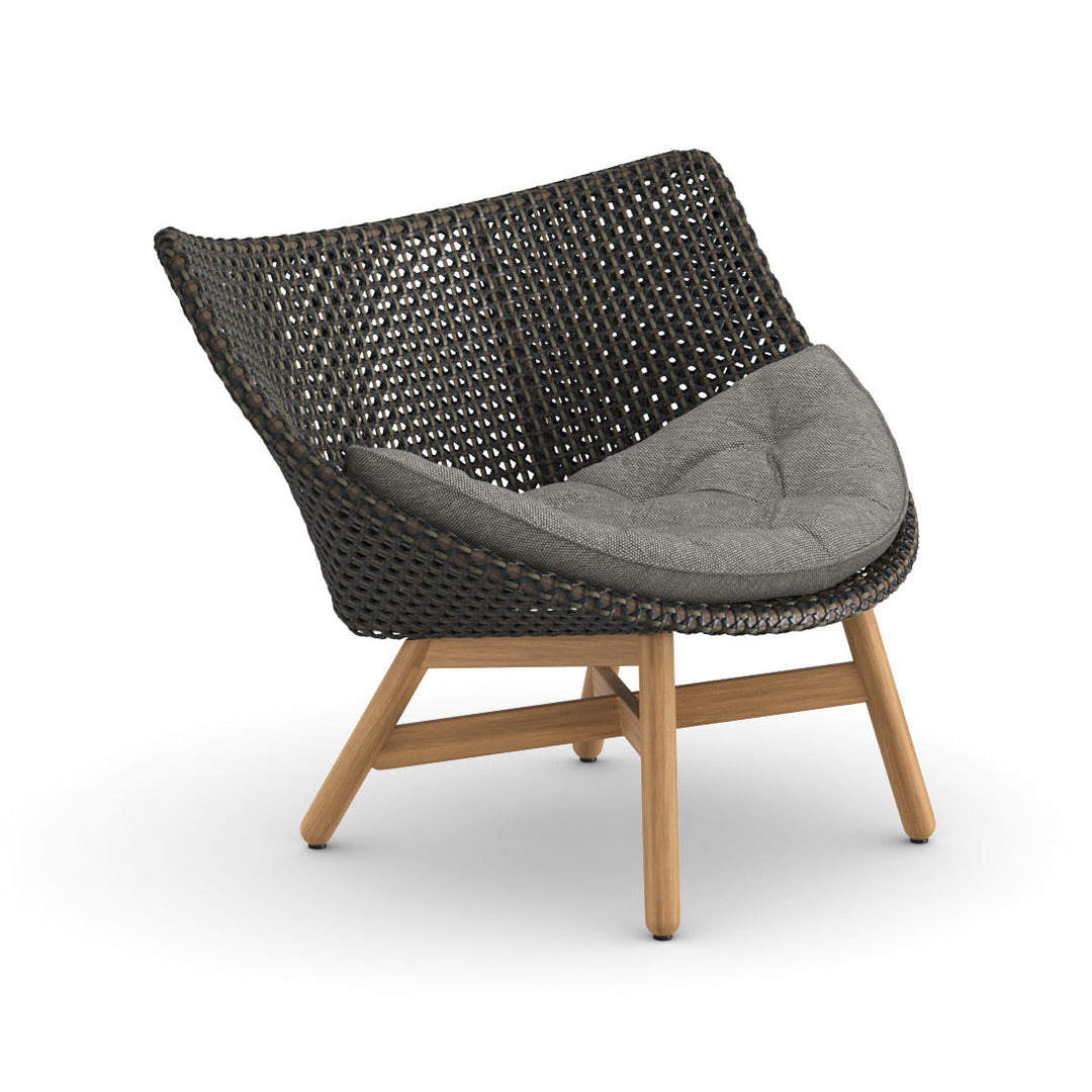 MBRACE Lounge Chair Outdoor Chairs Dedon 126 Arabica 474 Natura Dark Gray