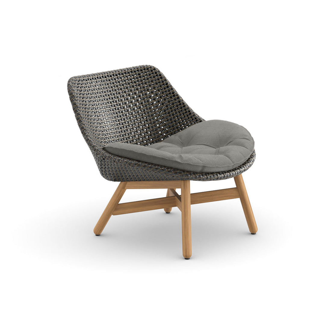 MBRACE Club Chair Outdoor Chairs Dedon 126 Arabica 474 Natura Dark Gray