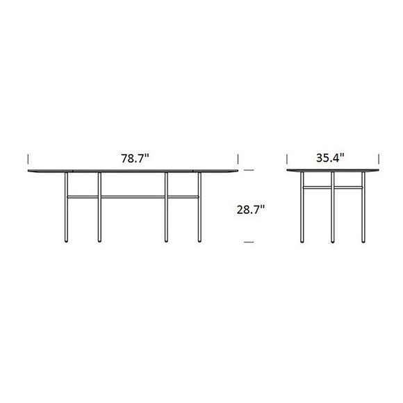 Snaregade Rectangular Table Tables Audo Copenhagen