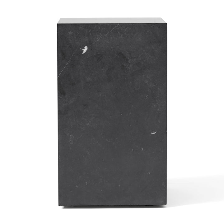 Plinth Tall Side Table Accent Tables Audo Copenhagen Black Marble Marquina