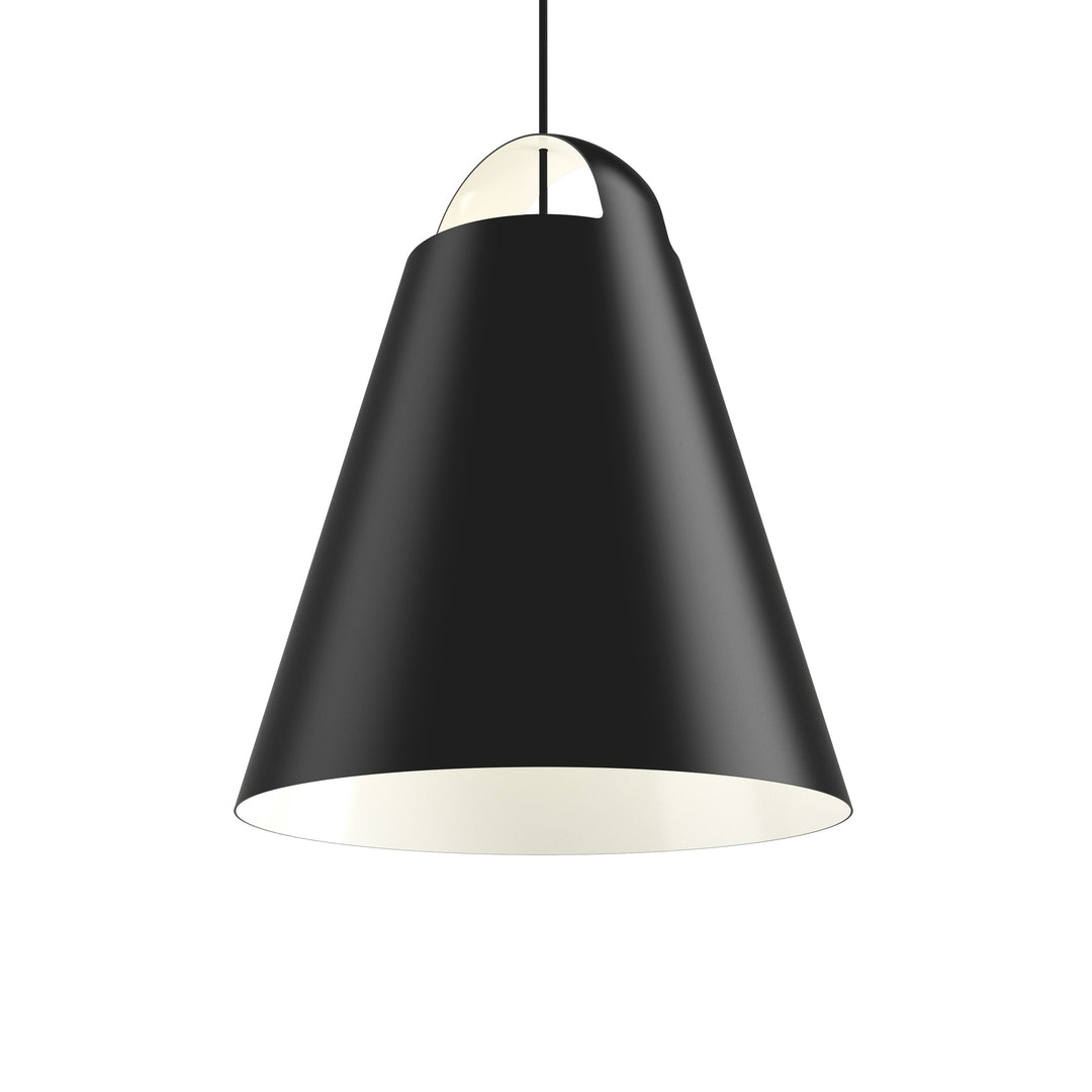 Above Pendant Light Lighting Louis Poulsen Black Large: 15.8 in diameter Residential Phase Dimmer / LED 3000K (Soft White)