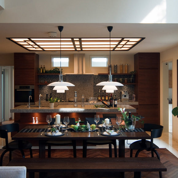 PH 3 1/2-3 Glass Pendant Light Lighting Louis Poulsen