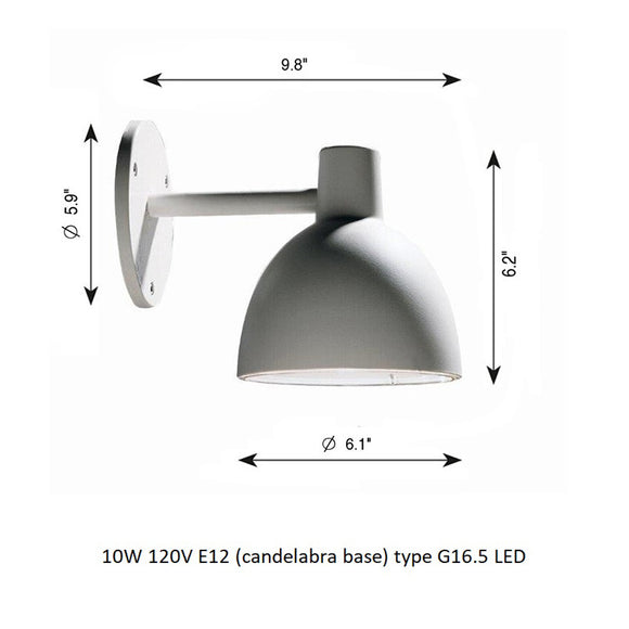Toldbod 6.1 Outdoor Wall Light Louis Poulsen