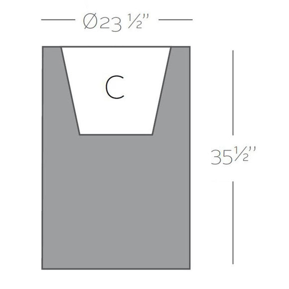 Illuminated High Cube Planter Outdoor Vondom   