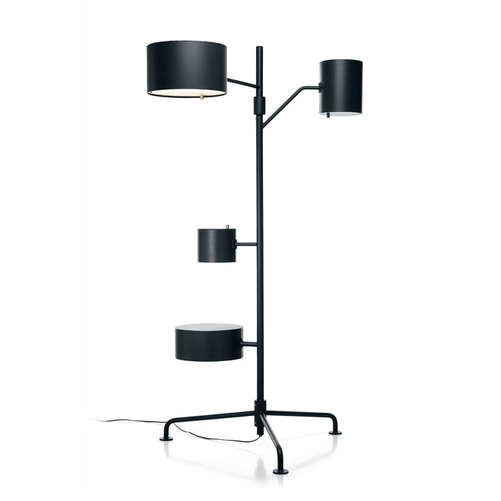 Statistocrat Floor Lamp Floor Lamps Moooi Jet Black
