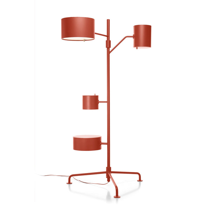Statistocrat Floor Lamp Floor Lamps Moooi Vermillion